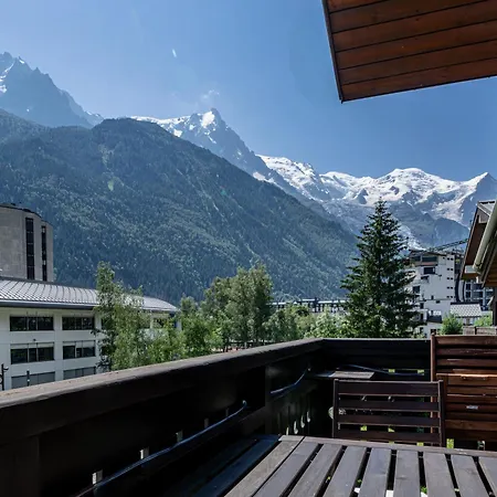 شقة Balcon De L'arve - Charming Duplex In Centre شامونكس